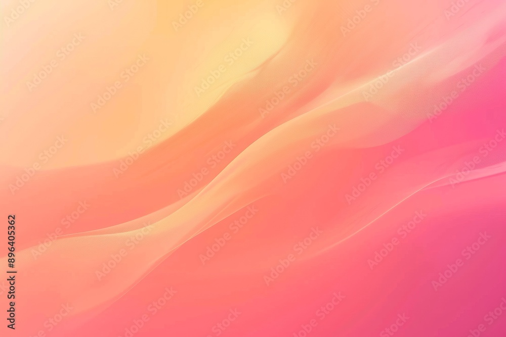 Soft pink and orange gradient background with subtle waves Soft pink and orange gradient background with subtle waves