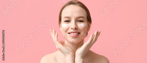 Beautiful young woman with ...