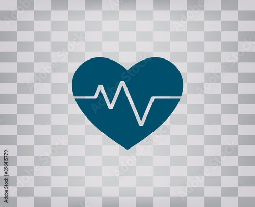 vector icon on gray background with gradient