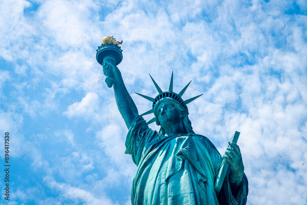 Fototapeta premium Statue of Liberty Near New York City, New York, America, USA.