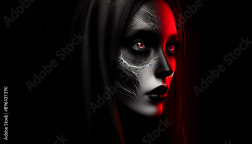 dead face girl