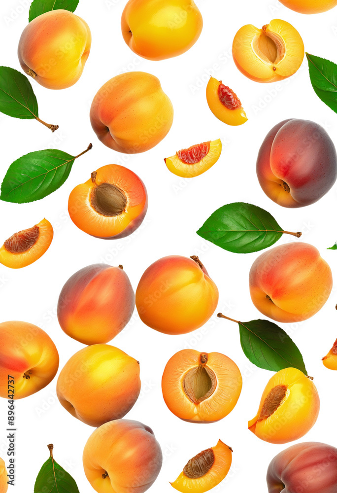 delicious Apricot isolated on white background delicious Apricot isolated on white background