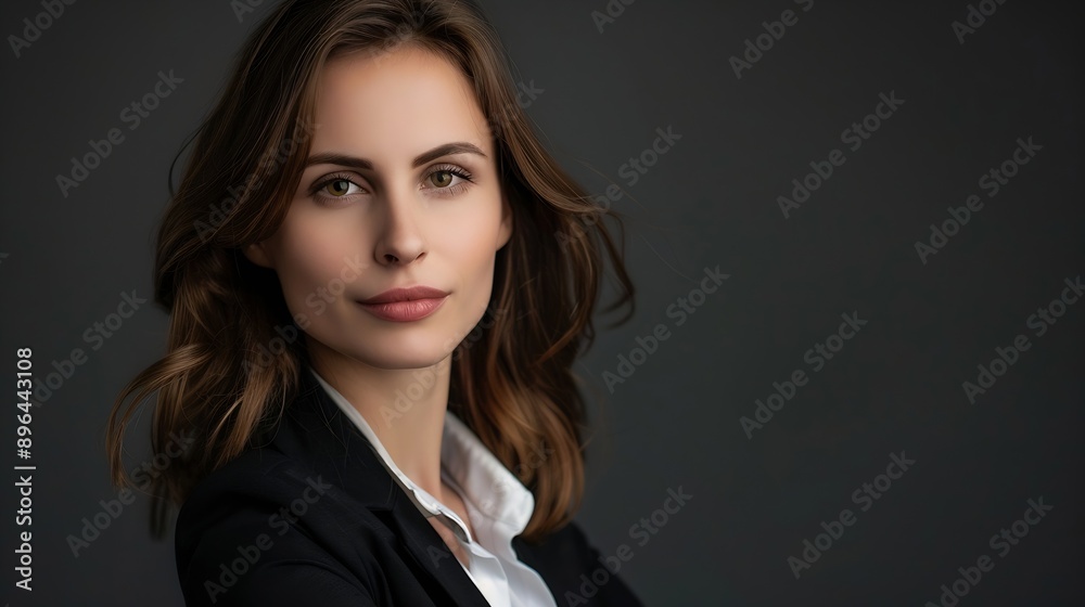 Portrait of a successful business woman in sui : Generative AI Portrait of a successful business woman in sui : Generative AI