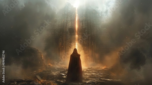 Der Wikinger betritt das Tor nach Valhalla