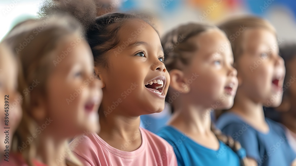 elementary school choir practice : Generative AI elementary school choir practice : Generative AI