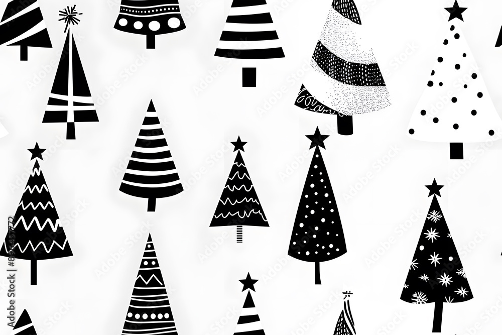 Christmas seamless patter, endless wallpaper Christmas seamless patter, endless wallpaper