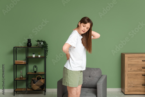 Young woman suffering from ...