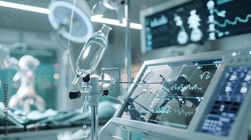 Medical devices and medical technology concept MedTech : Generative AI photo