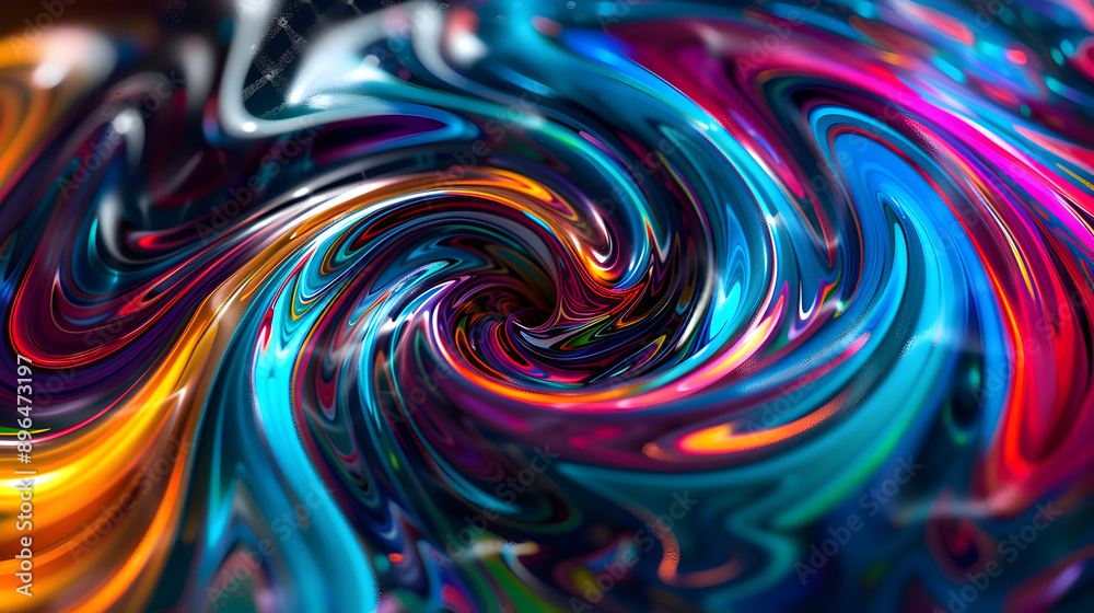 A swirl of colors on a black background.
A swirl of colors on a black background.