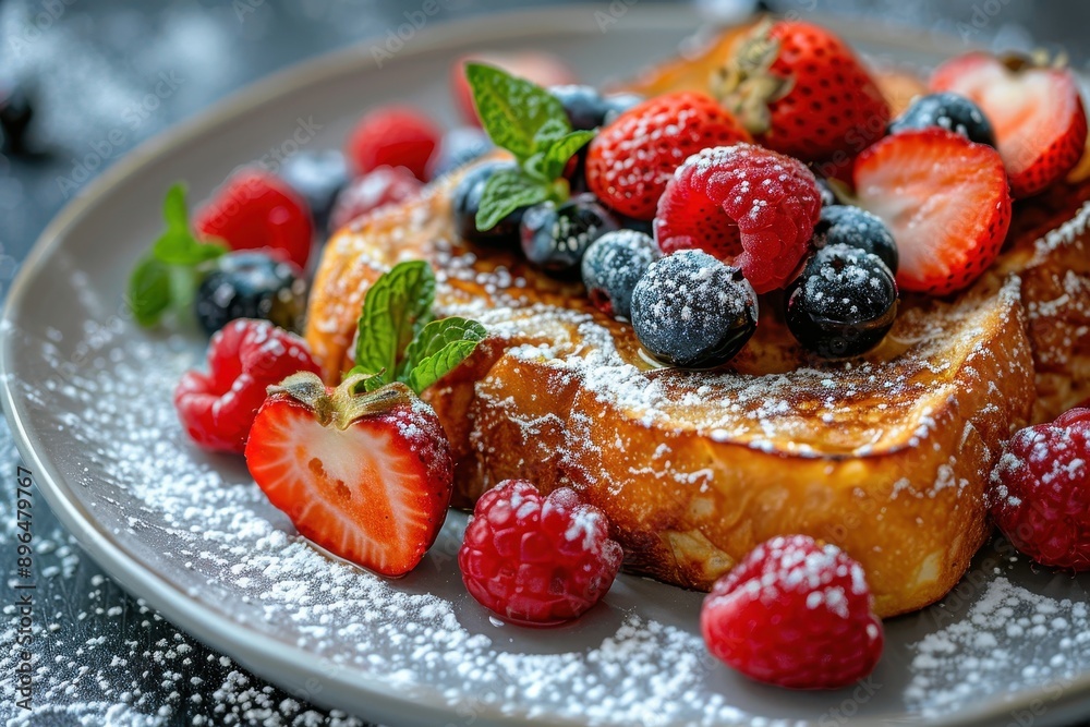 Berrt French toast for a healthful treat idea Berrt French toast for a healthful treat idea