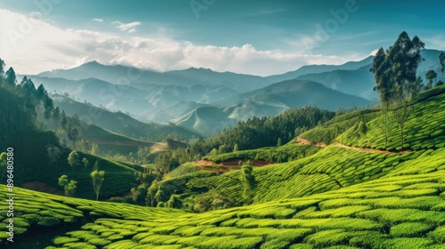 Serene Green Hills of Munnar