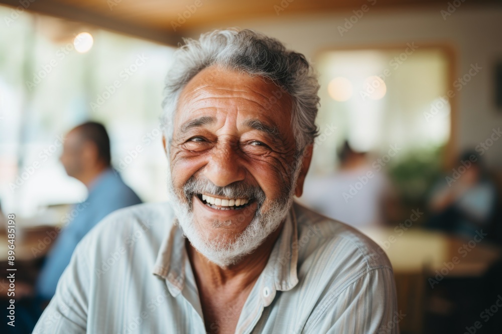 Portrait of a senior Mexican man in nursing home Portrait of a senior Mexican man in nursing home