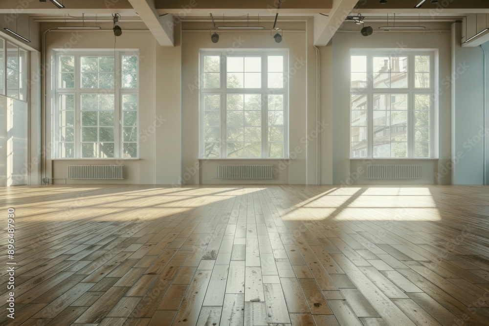 Fototapeta premium Dance or ballet studio interior