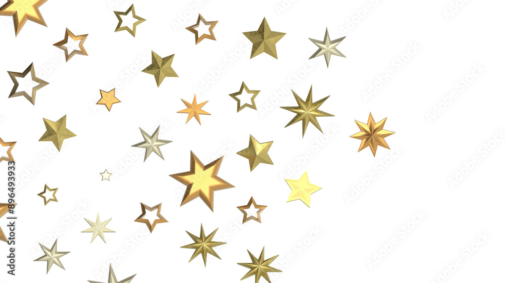 Golden Dreamscapes: Step Into a 3D Rainfall of Gleaming Stars Golden Dreamscapes: Step Into a 3D Rainfall of Gleaming Stars