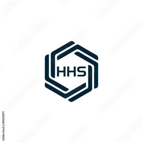 HHS logo. H H S design. White HHS letter. HHS, H H S letter logo design. H H S letter logo design in GOLD, GOLDEN LOGO, THREE, style. letter logo set in one artboard. H H S letter logo vector design. photo