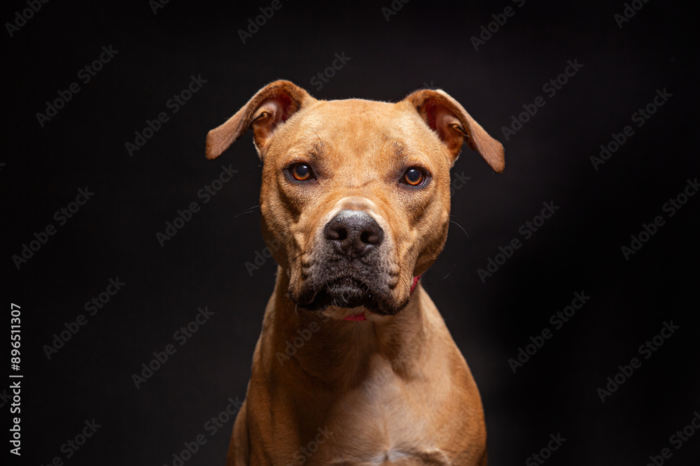 cute dog on an isolated background in a studio shot cute dog on an isolated background in a studio shot