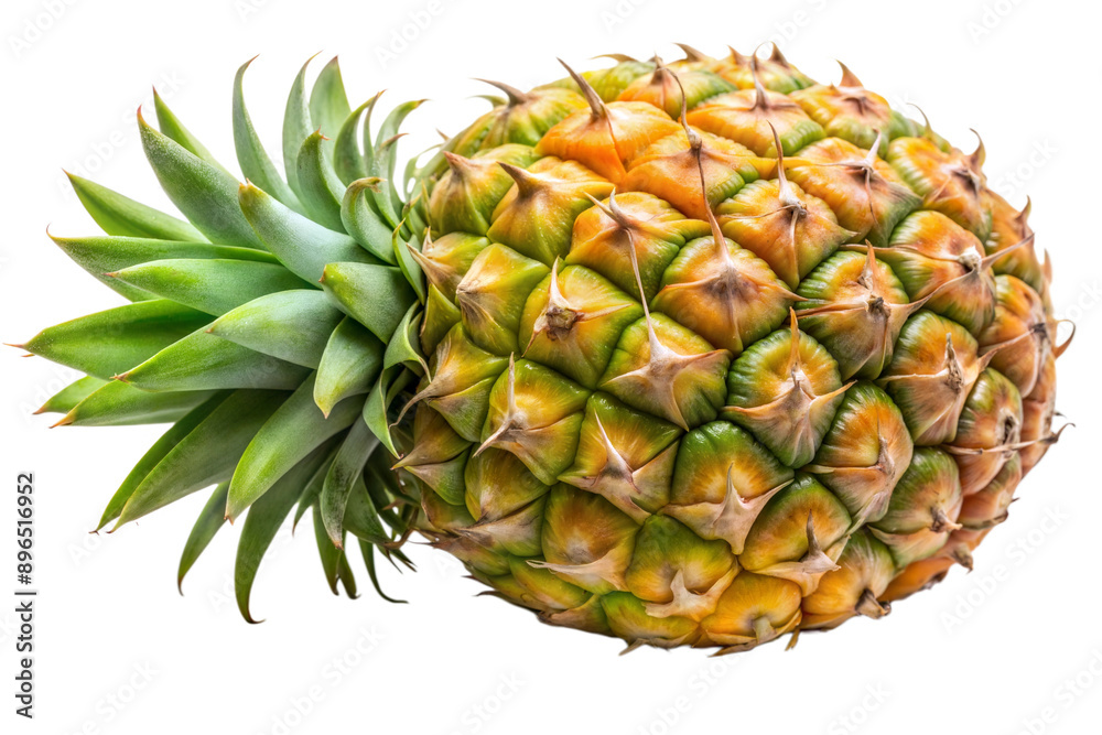 Fototapeta premium One isolated pineapple