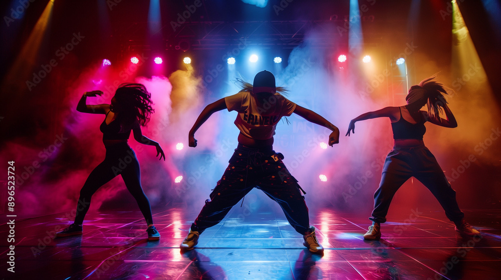 people dancing in the nightclub