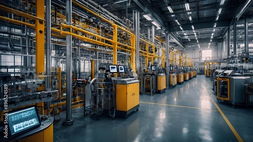 Futuristic High-Tech Laboratory