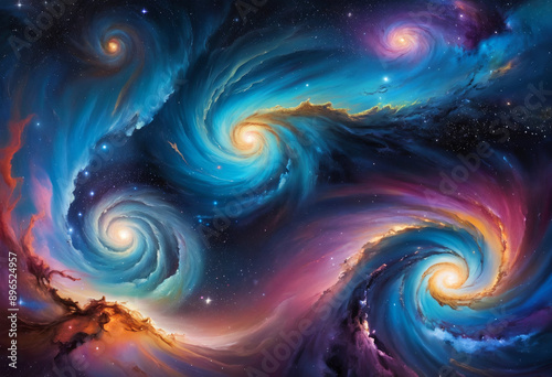 background with space