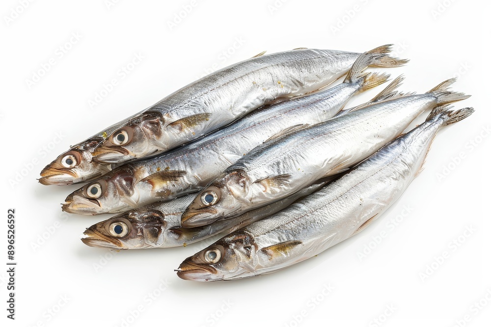 Spiced oregano and anchovies on a white base Spiced oregano and anchovies on a white base