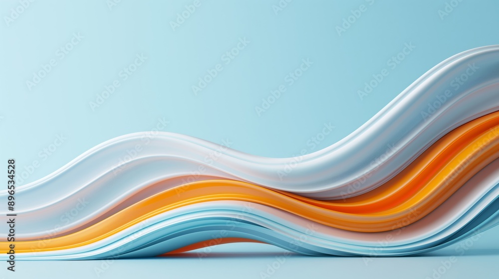 Obraz premium Vibrant abstract dynamic background fluid motion, swirling patterns, rich blend of colors. AI generated