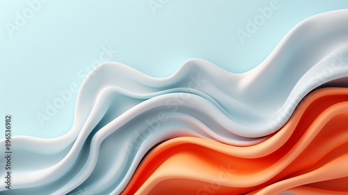 Vibrant abstract dynamic background fluid motion, swirling patterns, rich blend of colors. AI generated