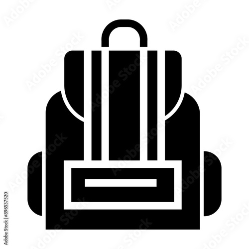 mountain bag Solid icon