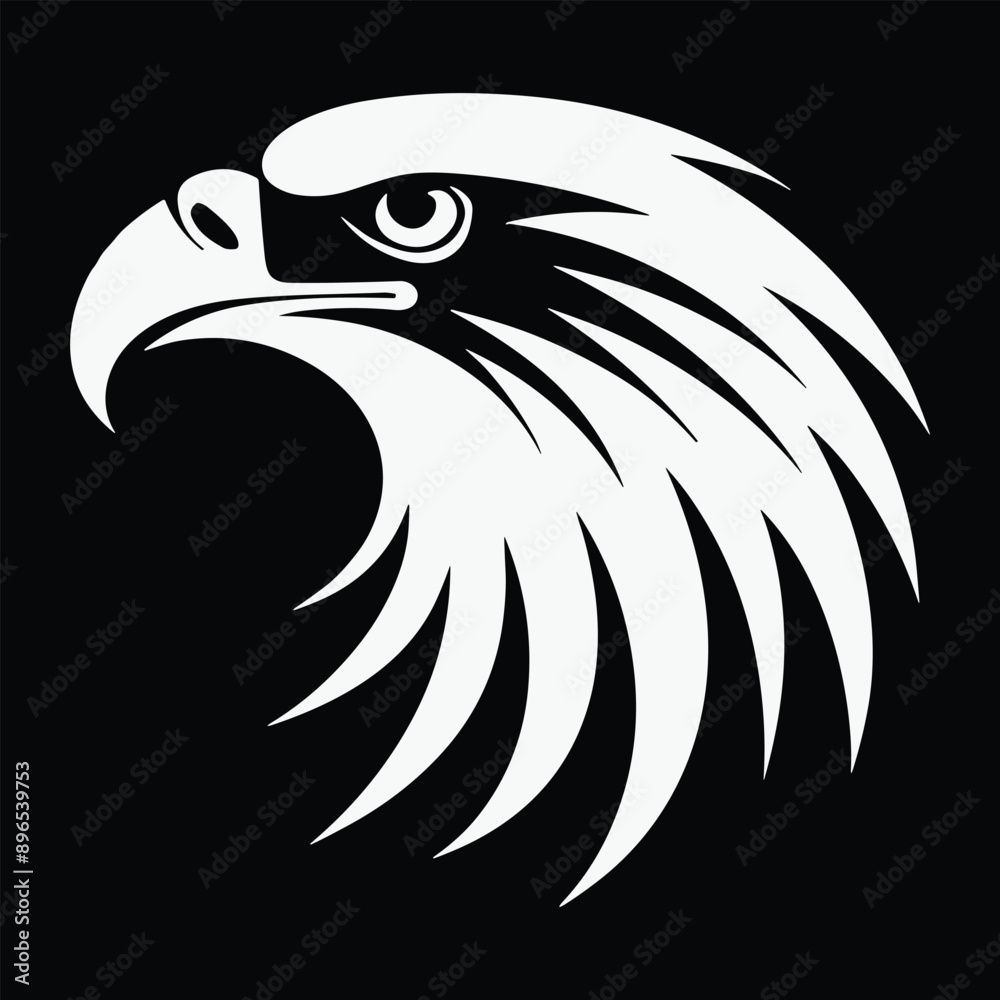 Mascot Head of an Eagle logo vector illustration Mascot Head of an Eagle logo vector illustration