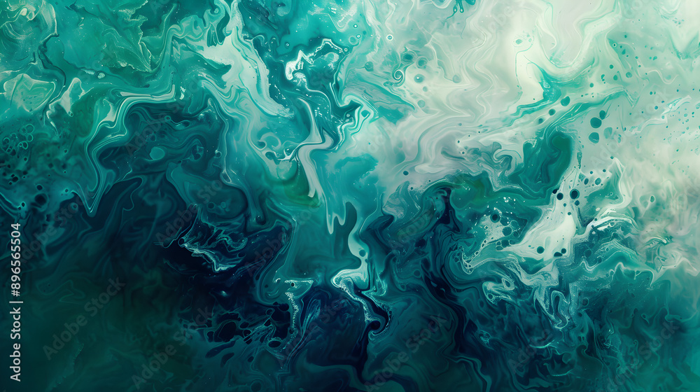 Abstract green, teal and white textured background Abstract green, teal and white textured background