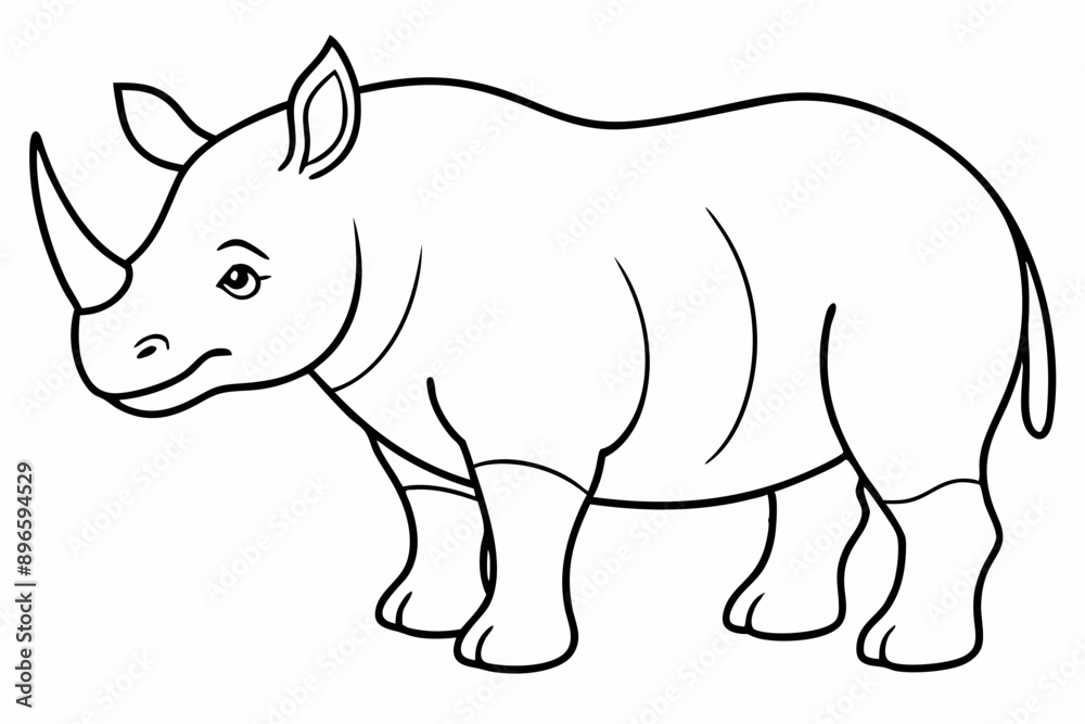 Funny Rhino Vector Illustration Cartoons, Clipart, and Line Art Design on White Background, Playful funny rhino vector design, perfect for cartoons, clipart, and line art on white background Funny Rhino Vector Illustration Cartoons, Clipart, and Line Art Design on White Background, Playful funny rhino vector design, perfect for cartoons, clipart, and line art on white background