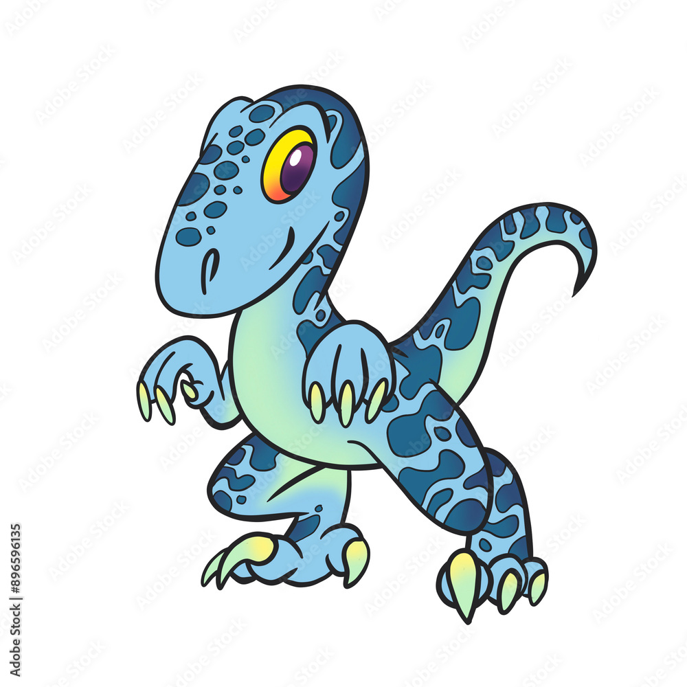 Fototapeta premium Cartoon Dinosaur