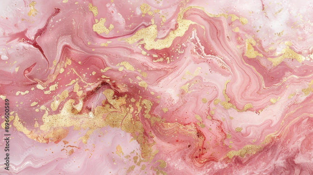 Elegant pink and gold marble texture, perfect for creating a luxurious and abstract background. Elegant pink and gold marble texture, perfect for creating a luxurious and abstract background.