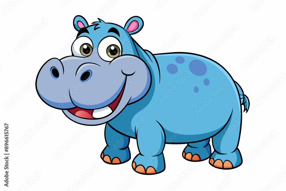 Funny Hippo Vector Illustration Cartoons, Clipart, Line Art Design on White Background, Playful funny hippo vector illustration on a white background - perfect for fun designs Funny Hippo Vector Illustration Cartoons, Clipart, Line Art Design on White Background, Playful funny hippo vector illustration on a white background - perfect for fun designs