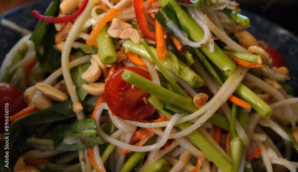 Asian papaya salad Asian papaya salad