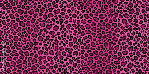 Pink cheetah print pattern with vibrant colors and bold design, cheetah, pink, pattern, vibrant, colors, bold, design, animal