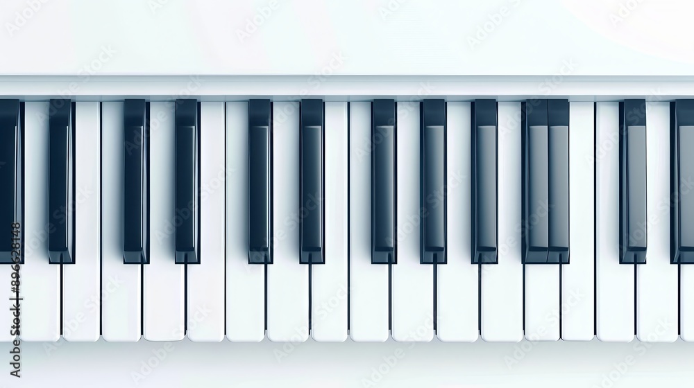 Close-up of piano keys. Classic black and white musical instrument with a minimalist design. Perfect for music-related projects and backgrounds. Close-up of piano keys. Classic black and white musical instrument with a minimalist design. Perfect for music-related projects and backgrounds.