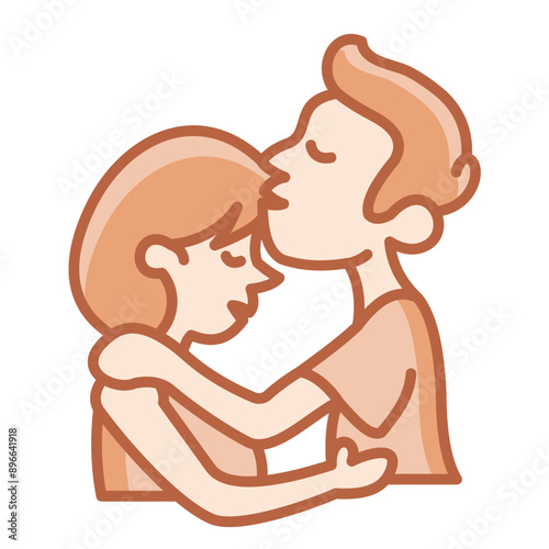 Forehead Kisses Icon