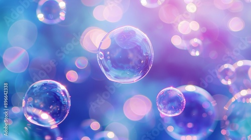 Wallpaper Mural beautiful pastel cute bubble background Torontodigital.ca