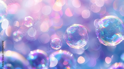 beautiful pastel cute bubble background