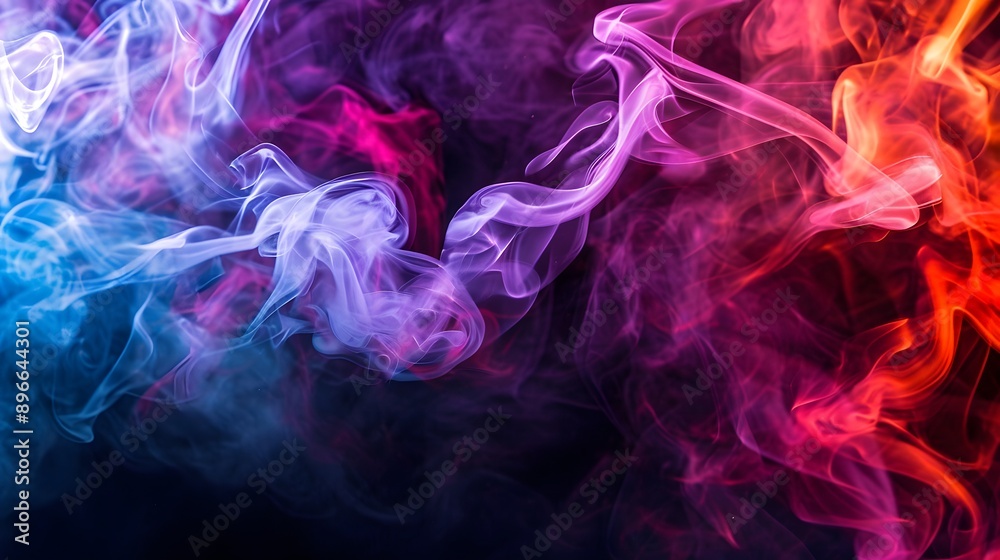 Obraz premium colorful smoke background