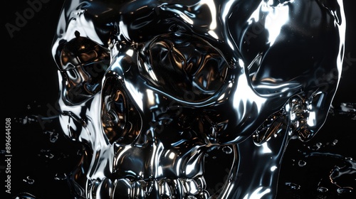 Liquid Metal Skull