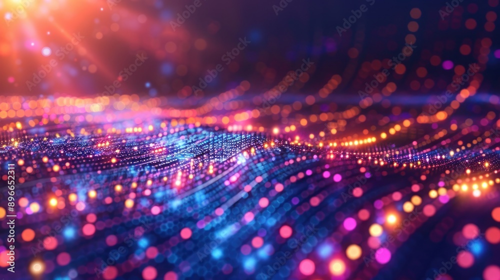 Abstract Digital Art: A Symphony of Colors and Lights Abstract Digital Art: A Symphony of Colors and Lights