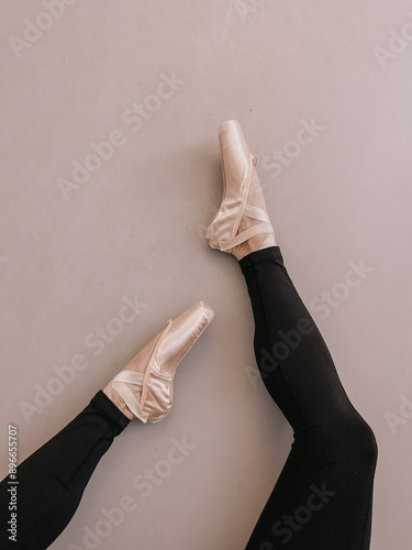 Ballet dancer legs