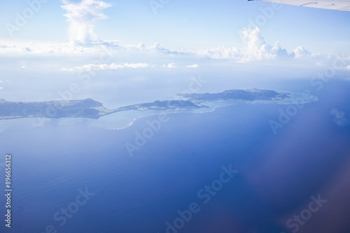 上空から見た石垣島 / 沖縄県