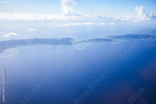 上空から見た石垣島 / 沖縄県