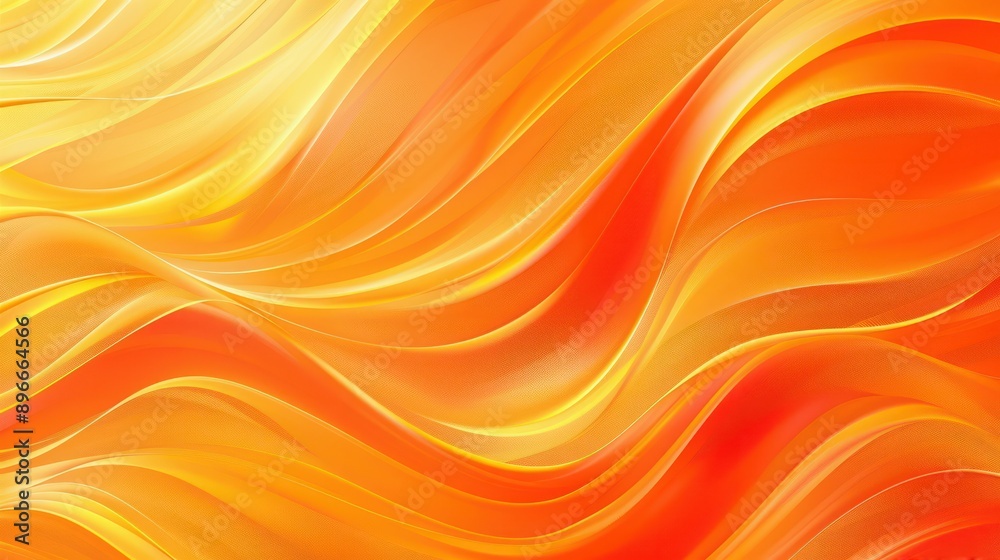 Abstract orange waves background. Template design