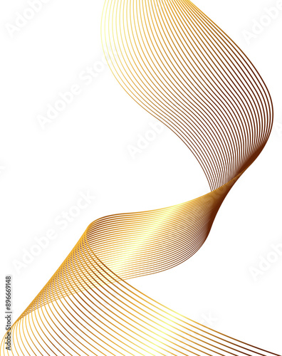 Gold line
