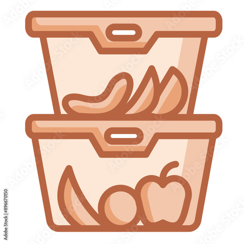 Food Storage Containers Icon