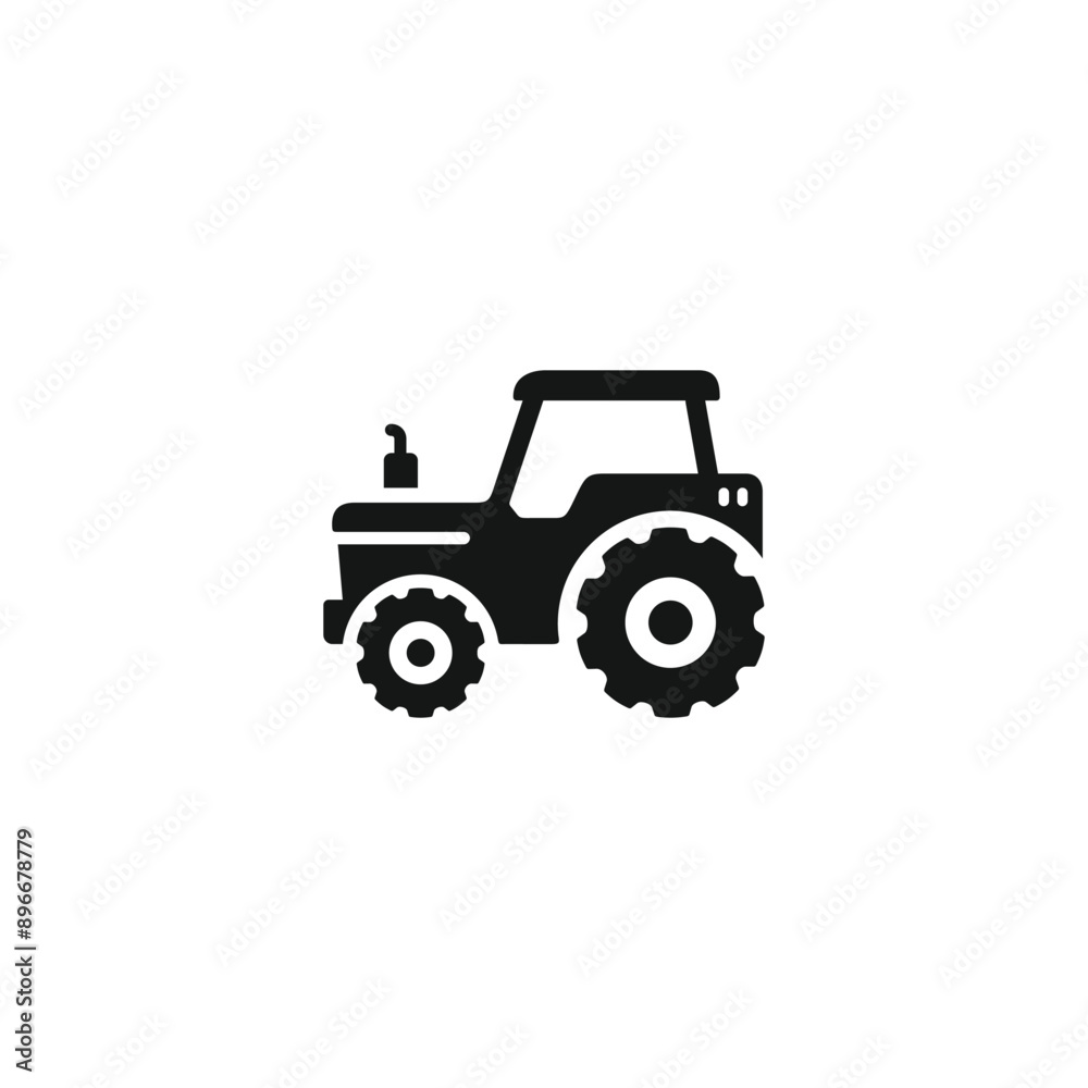 Tractor icon vector. EPS 10 editable vector Tractor icon vector. EPS 10 editable vector